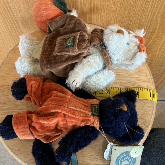 BOYD’S BEARS CATS SABRINA P. CATTERWALL WITH AUTUMN DECOR. 9” Tall - Picture 11 of 12